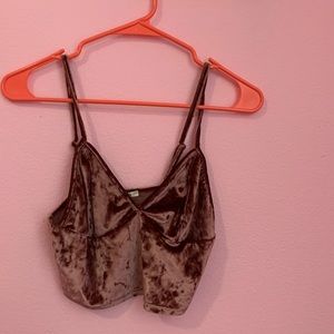 Two piece velvet set